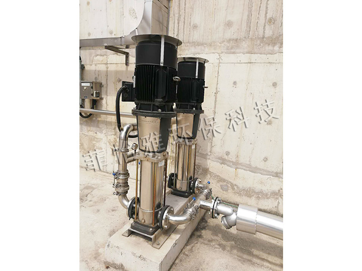 配套（tào）的水泵反（fǎn）衝洗係統