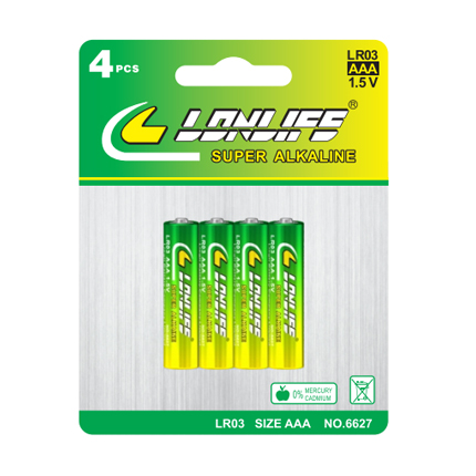堿性電池LR03 AAA1.5V