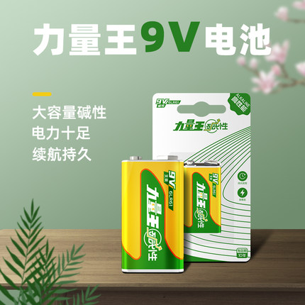 叼嘿视频9v電池堿（jiǎn）性方形九伏萬能表（biǎo）幹電池煙霧報警器話筒麥克風通用